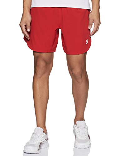 Amazon Brand – Symactive Men’S Regular Fit Running Shorts (Sym-A-006A_Red_Large)