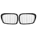 uxcell 2pcs Glossy Black Front Kidney Grille Grill for 1997-2003 BMW E39 5 Series 525i 528i 530i 540i M5 4-Door