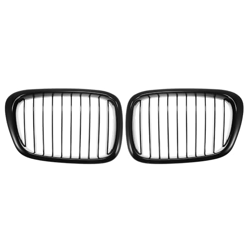 Parrilla delantera de plástico ABS premium negro brillante para BMW E39