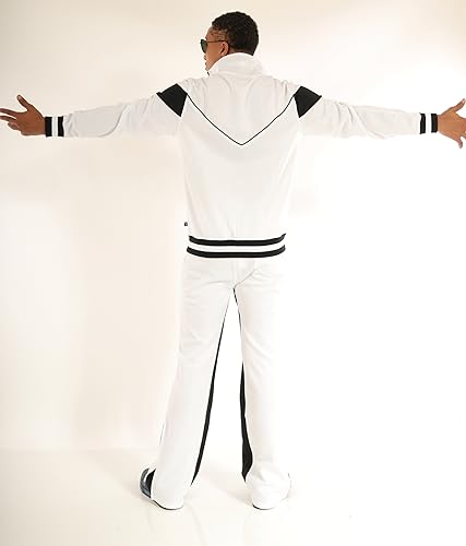Image of SCREENSHOT-TRACK JACKET Mens Urban Hip Hop Premium Track Jacket - Slim Fit Side Taping Sportswear Urbanwear Streetwear Top
