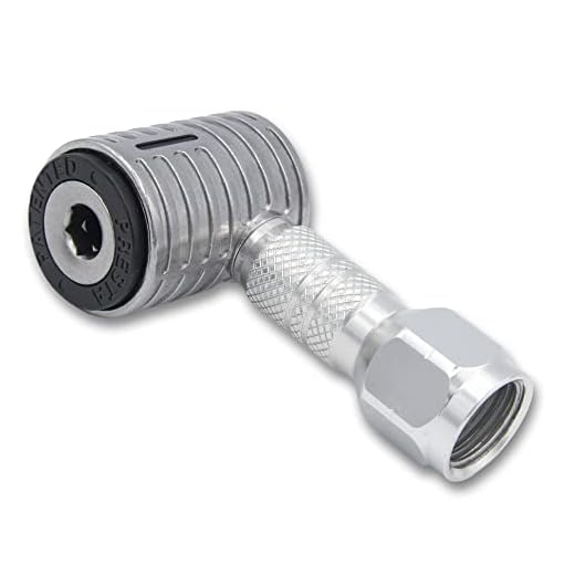 JACO Lightning XP Locking Presta Air Chuck for Bike Tires - 1/4" F-NPT (Open Flow) | Quick-Connect Presta Attachment for Tire Inflators (Patented)