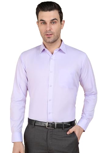 Image of 7-DAYS Men's Premium Formal Shirt - Cotton Blend, Regular Fit, Full Sleeve, with Pocket, Durable & Easy Care - Perfect for Office Wear