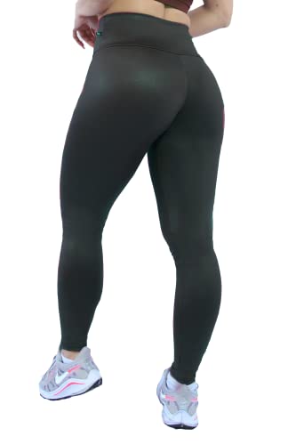 Kit 3 Legging Cirre Cintura Alta Brilho Molhado Imita Couro Lycra MARROM-AZUL-PRETO GG