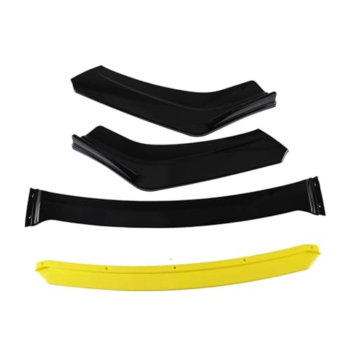 Lèvre de pare-chocs avant Ford Focus jaune avec kit diffuseur de spoiler