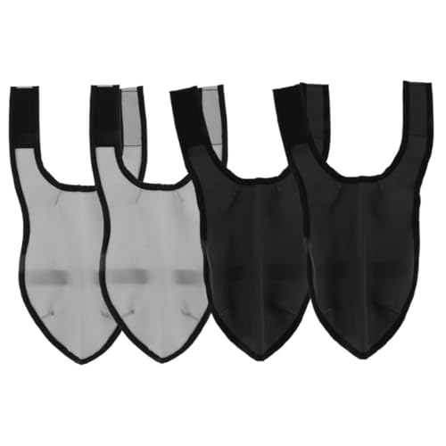 Didiseaon 2pairs Reusable Non- Shoe Covers for Barbers Breathable Haircut Protective Footwear for Indoor and Outdoor Salon Use Compatible All Shoe Prevents Hair Clippings