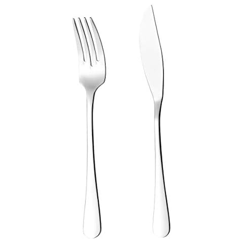 Esmeyer 156-253 Fisch-Besteck-Set Sylvia 12-teilig, Edelstahl, Silber, 18 x 24.7 x 2.6 cm Cover