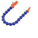 EaseSunny Flexibler Kühlmittelschlauch, Kunststoff-Wasserrohr, verstellbare Düse, 30 cm Länge, 1/4 Zoll BSP-Gewinde, Rundstrahl für Drehmaschine, CNC-Fräsmaschine, Hydraulikölkühlsystem