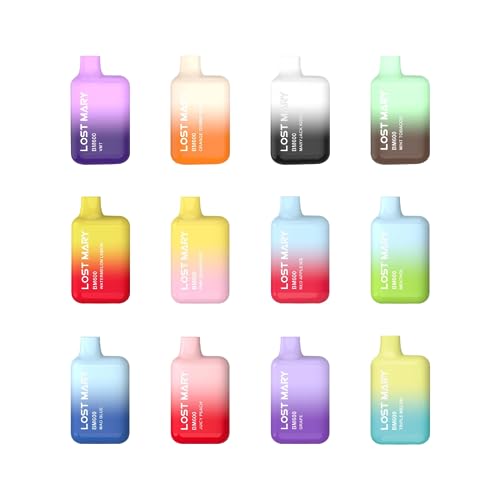 HP (Lost Mary) 600 Puffs Disposable Vape - No Nicotine Free (Sakura Grape)