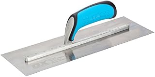 OX OX-P010911 Plasterers Trowel - Pro Carbon Steel Plastering Trowel - Heavy Duty Plasterers Trowel for Finishing / Skimming / Rendering - Multicolour - 120 x 280 mm
