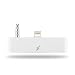 Produktbild OKCS 8 Pin 30 8 Audio Adapter - 8 Pin auf 30 Polig Buchse AUX - mit AUDIOÜBERTRAGUNG - kompatibel mit iPhone 6 Plus, 6s Plus - Weiß