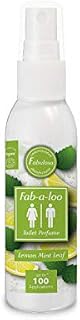 Fabulosa Fab-A-Loo Odour Remover, Compact Toilet Air Freshener Perfume Spray, 60ml, Individual, Lemon Mint Leaf