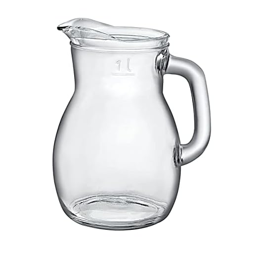 Rocco Bormioli Jarra Bistro 1 lt, Transparant, Unica