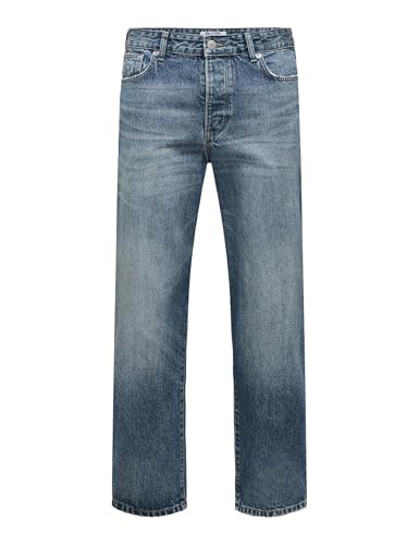 Only & Sons Male Normal geschnitten Jeans ONSEDGE Mittlere Taille Gerade geschnitten Jeans