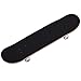 Sandinrayli Double Kick-Tail Complete Skateboard 7-Ply Canadian Maple Wood Deck, for Professionals, Amateurs or Beginners (Black)
