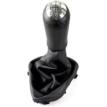 5-Speed Leather Shift Knob With Rod And Dust Cover For Renault Logan II 2013-2022 Ergonomic Gear Lever For Smooth Driving