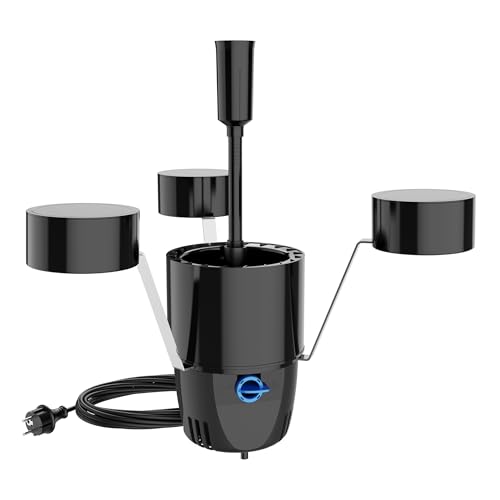 SunSun Skimmer Galleggiante CSP-250 per laghetto, Pompa 2500l/h 45W e Fontana