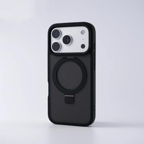 Coque iPhone 16 Pro Max anti-chute avec support de visionnage magnétique