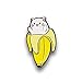 OFFICIAL Bananya - The Kitty Who Lives in a Banana | Sweet Enamel Collector Pin | Small Pin Looks Great Anywhere