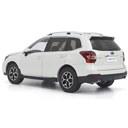 Paudimodel 1/18 Scale Diecast Car By Subaru Forester Minicar For Collection White #TOP5
