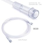 ANSNF 2 Pack Oxygen Mask for Face Adult with 6.6' Tube & Adjustable Elastic Strap - Size M+L (Clear) - NO CUP - Image 3