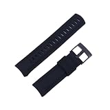 Generico Cinturino in gomma compatibile con 9 Sparta Ultra Speed, cinturino fotoelettrico for orologio Spartanbaro Sports, uomo e donna(Black)