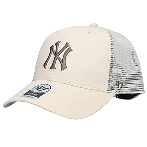 Casquette NY 47 Brand Branson beige idéale pour vos sorties urbaines et week-ends