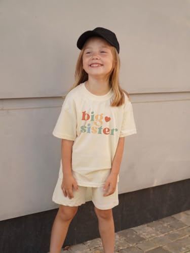 Big Sister Shirt for Girls: Girls Big Sister Shirt Promoted to Big Sister Tshirt Big Sis Announcement Outfit Top 2t 3t 4t2