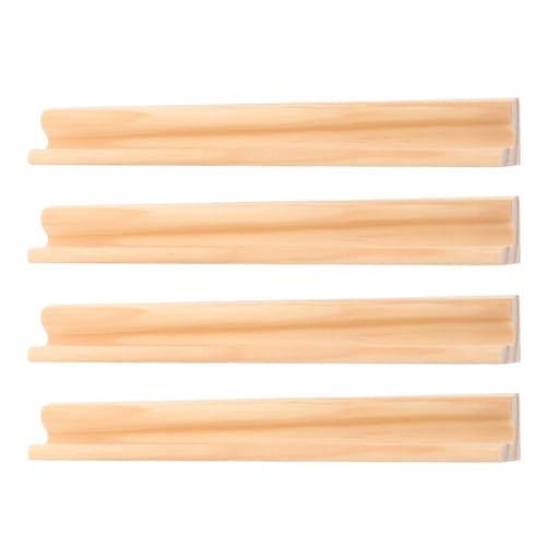 Soportes de Domino de Madera PRETYZOOM 20 piezas miniatura 7