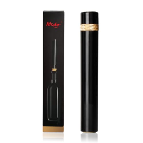 Mr.do Tire Bouchon Portable Poche Pompe à air Ouvre Bouteille de Vin Or