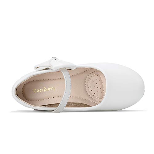 DeerBunny Girls Mary Jane Ballerina Flat Bowknots Dress Shoes(Toddler/Little Kid)4