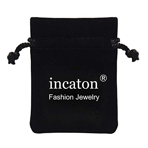 Incaton 14g Industrial Barbell Surgical Steel Cartilage Earrings CZ Industrial Earring Crystal Ferido Industrail Piercing 1 1/2"(38mm) Bar Length4