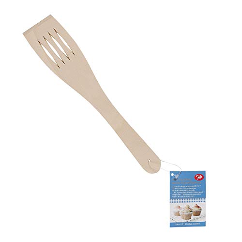 Tala FSC Certified Beechwood Slotted Spatula 30cm Beige 10A30310