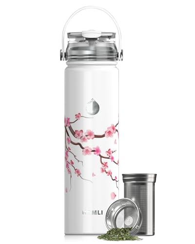 Comparison: Best Tea Infuser Travel Mug 10 22 oz Insulated Tea Tumbler Bottle with Infuser, Travel Mug