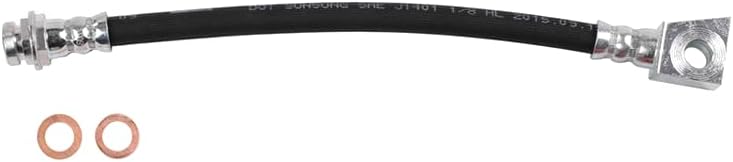 ‎A-Partrix Rear Brake Lines Pair - Rear Hydraulic Brake Hose Set of 2 fits Jeep TJ 2004 2005 2006 fits Jeep Wrangler 2004 2005 2006 2003