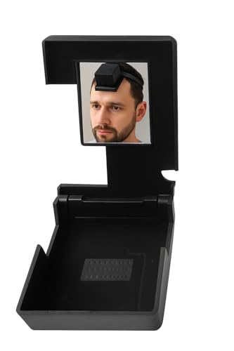 Image of Plastic Tefillin Boxes Case Cover with Plastic Tefillin Mirror set of 2 Shel Rosh And Shel Yad For Righty to be worn on your Left hand