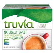 Truvia Natural Stevia Sweetener Packets, 80-Count Carton (Net Wt. 5.64 Ounce)