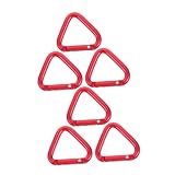Anneome 6 pièces Mousquetons triangulaires résistants pour Escalade et randonnée Clips ...