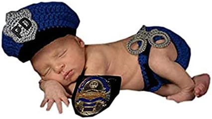 Newborn Photography Props Baby Boys Girls Photo Shoot Props Crochet Knit Hat Diaper Outfits