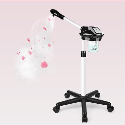 Vapeur pour le visage sur roues et ozone nano pour spa et salon de beauté