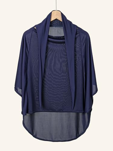 Ready To Wear Arab Malay Instant Prayer Hijab Scarf for Women Jersey Muslim Head Wrap Turban Shawl Khimar Neck Cover3