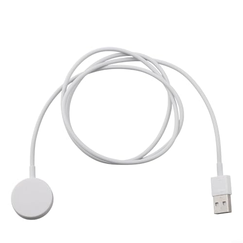 Caricabatterie per Smart Watch compatibile con Fossil Gen 1 2 3s Q Founder Wander, stazione di ricarica wireless veloce, adattatore di alimentazione di ricambio ABS+PC per Fossili (bianco)