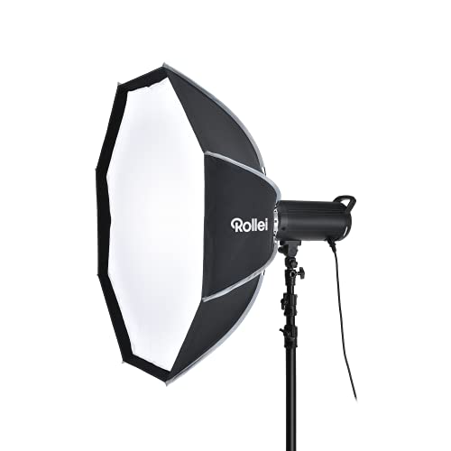 Rollei Profi Studio-Blitz klick-Octabox 100cm - Faltbare Octagonale Softbox mit Bowens-Anschluss - Lichtformer für Studio-Blitzgeräte, 28161_Parent