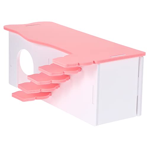 BESPORTBLE Multi-use Hamster Hideout Guinea Pig Cage Toy PVC Pet House Sleep Loft Maze Play