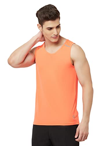 Image of TRUEREVO Men's Light Weight Dryfit Sports Tank Top Vest with Reflective Details for Running, Gym & Training