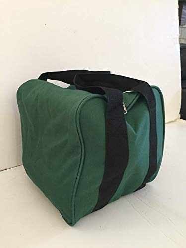 Buybocceballs Listing - - Extra Heavy Duty Nylon Bocce Bag (3 Of 7) - Green With Black Handles #TOP3