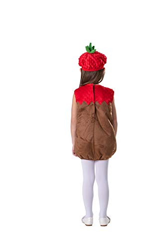 Disfraz Fresa Cubierta de Chocolate para Bebés 4-6 Años miniatura 4