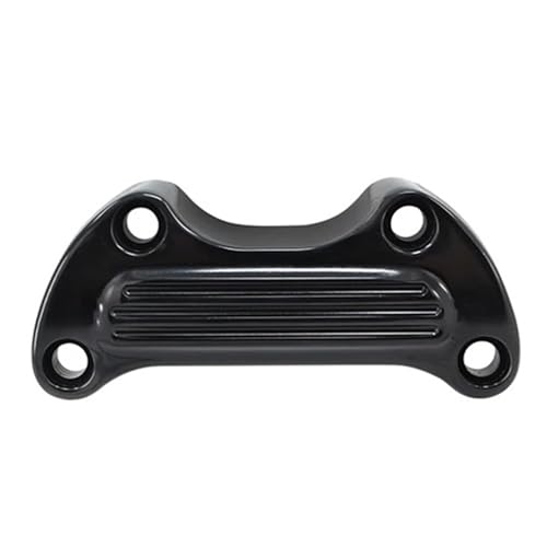 Rehausseur de guidon moto CNC noir pour Harley Touring Softail et Sportster