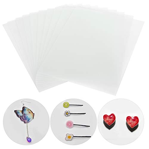 10-teiliges Leuchtendes Schrumpffolien-Set für Anhänger, Dekor, Schrumpffolien für DIY-Kunst, Funkelt Im Dunkeln