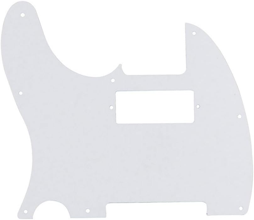 8 Hole Tele Mini Humbucker Pickguard Black Pearl image 2
