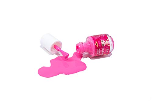 Esmalte Infantil Inteligente a Base de Água, Hipoalergênico, Peel Off, Magia de Princesa, Rosa